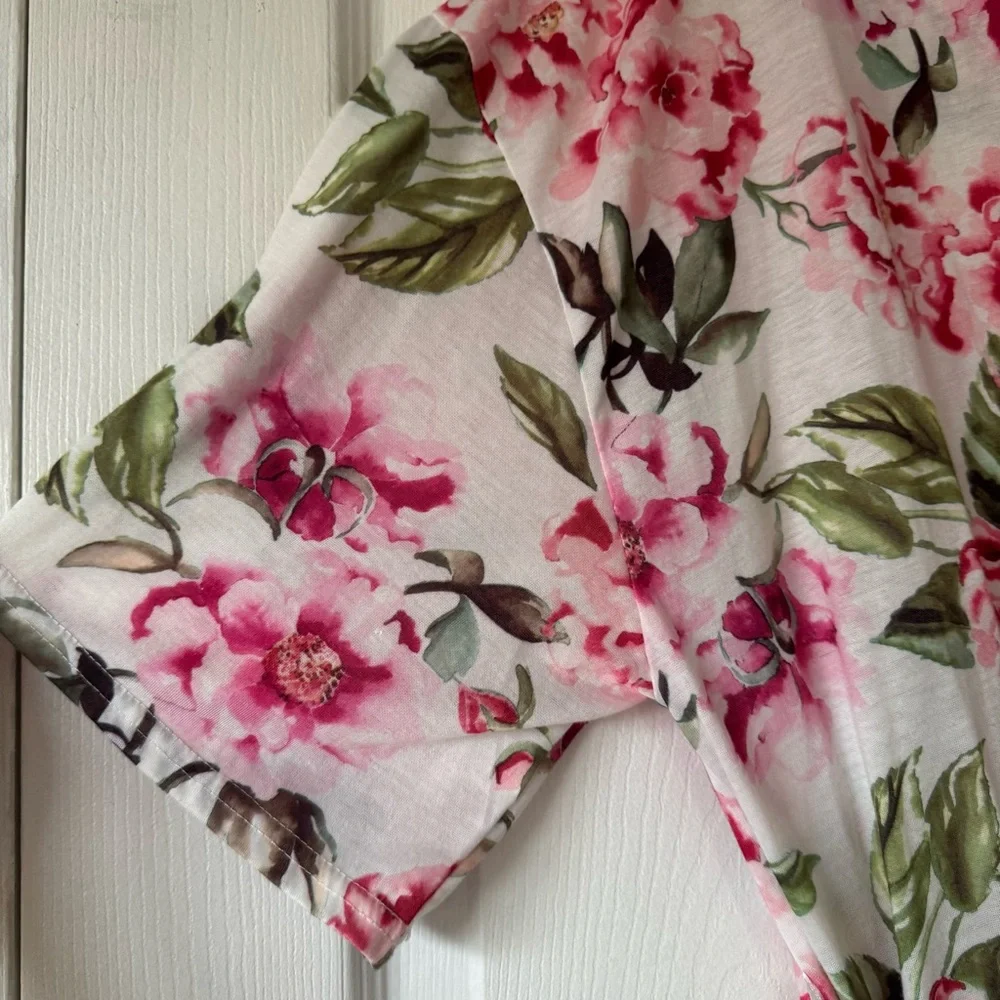 Show Me Your MuMu Floral Robe - Pink and Green
